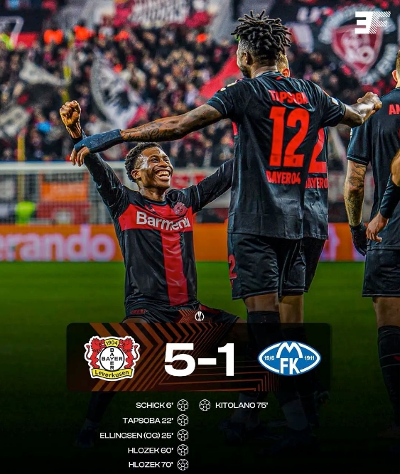 勒沃庫森全勝晉級！歐聯(lián)杯16強門(mén)票已拿下